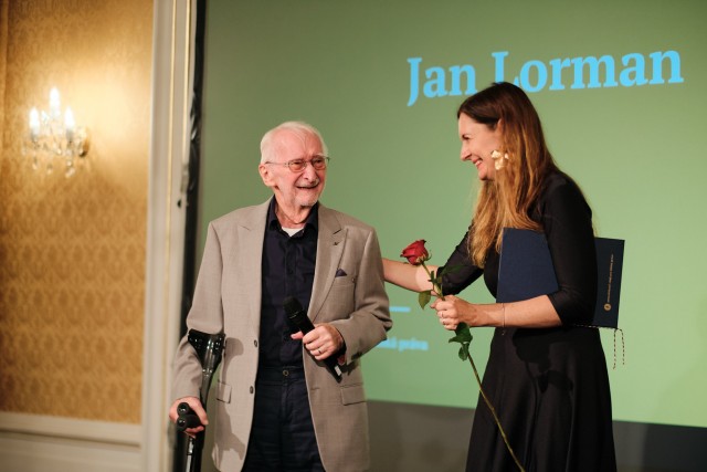Zakladatel ŽIVOTa 90 Jan Lorman získal Cenu zmocněnkyně vlády pro lidská práva